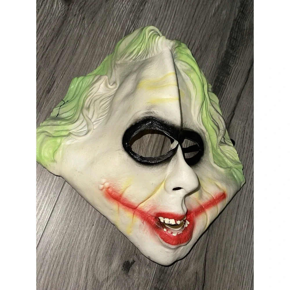 DC Comics The Joker Deluxe Adult Latex Masks 2 Mask, Illusion- RubiesCostume Inc